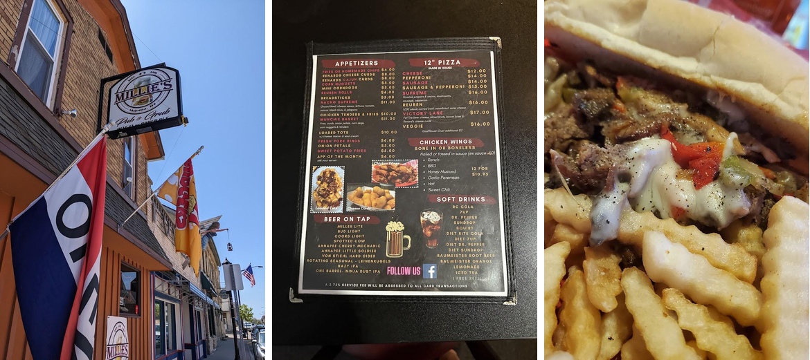 Millie's Pub and Grub Menu