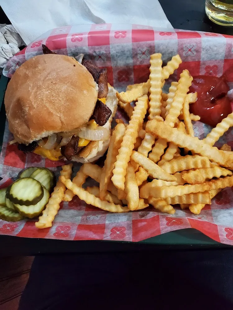 Burger and French Fries Monday Special