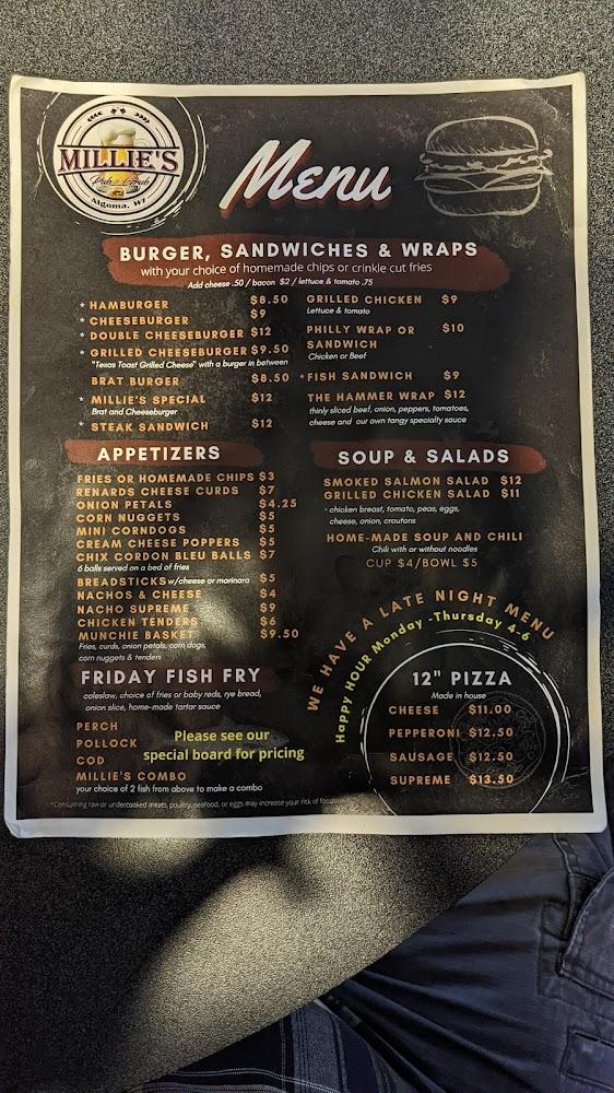 Millie's Pub and Grub Menu image 4